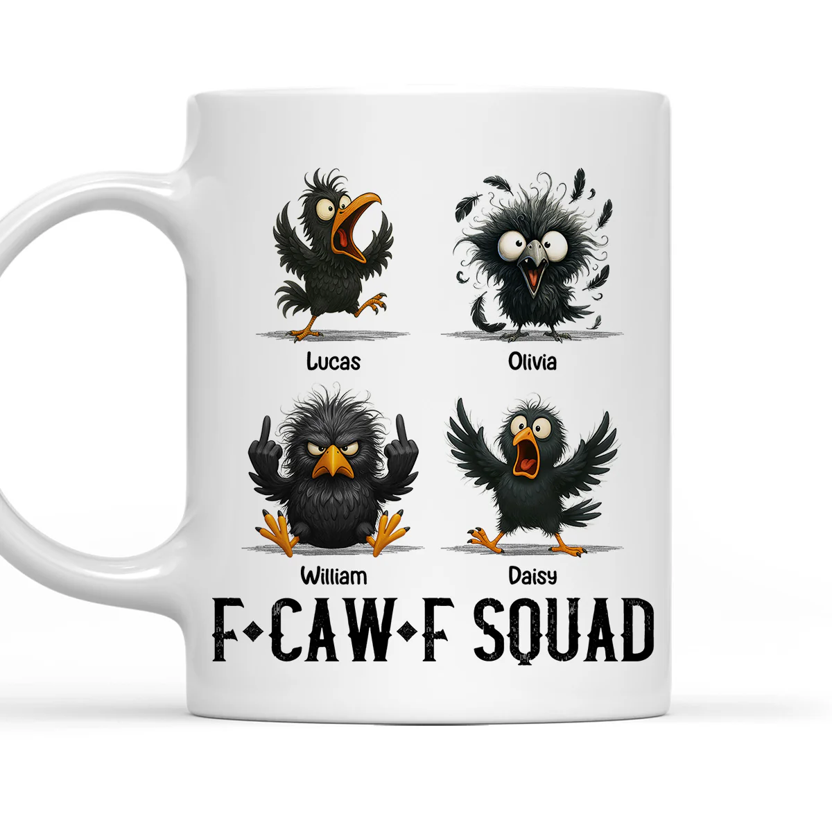 FCAWF Squad Crow - Personalized Custom Coffee Mug