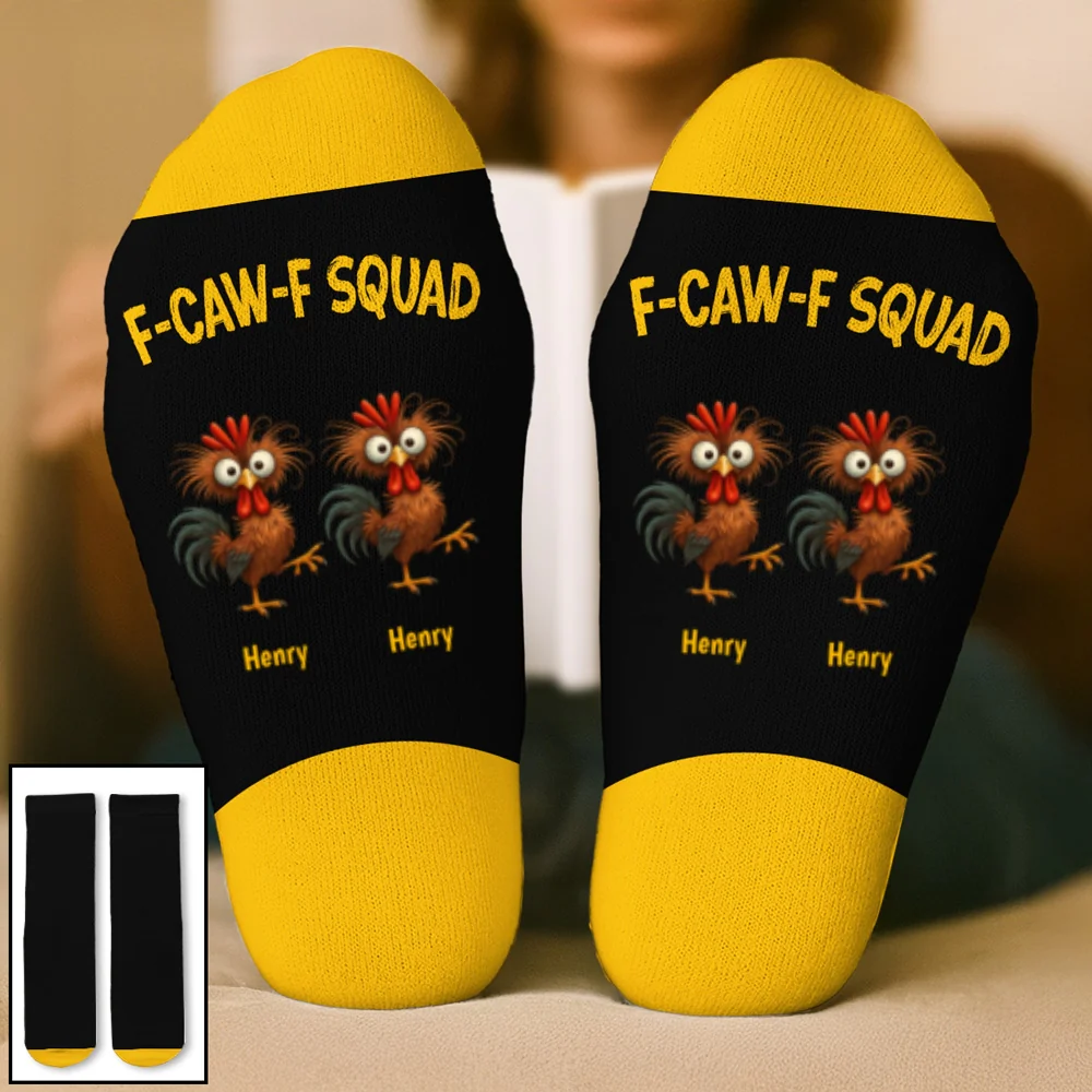 FCAWF Squad - Personalized Custom Crew Socks - Image 8