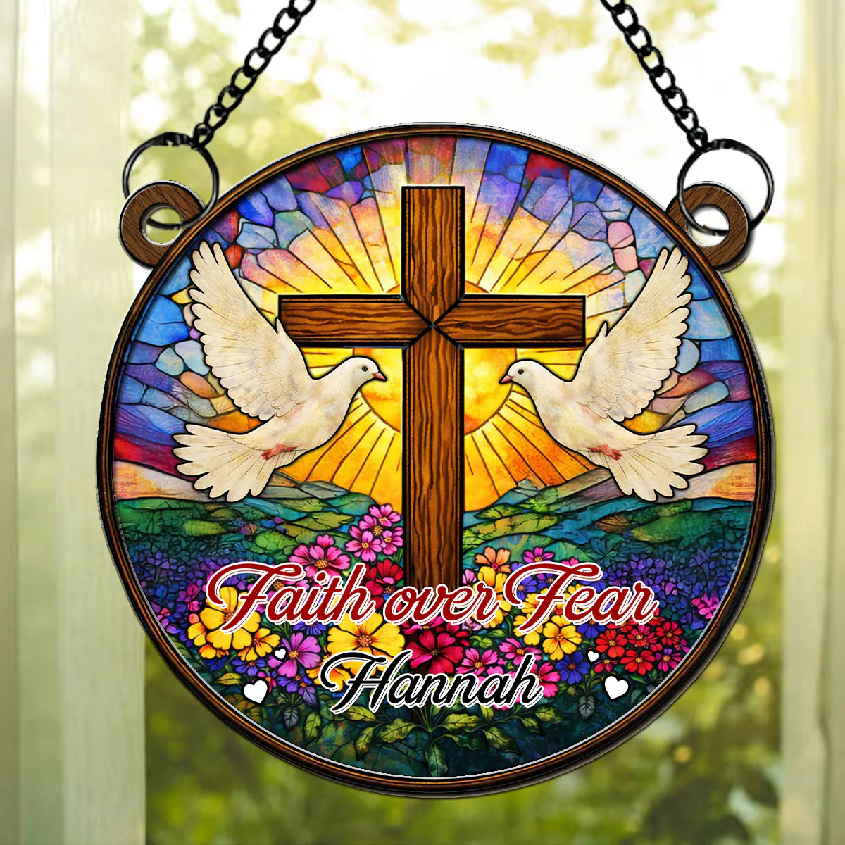 Filter Through My Soul - Personalized Custom Suncatcher - Image 4