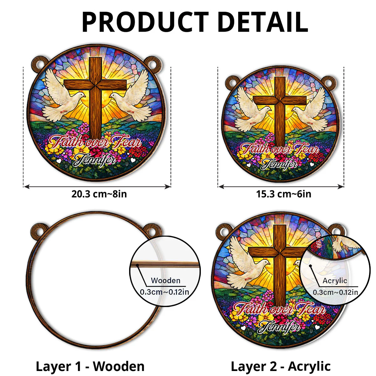 Filter Through My Soul - Personalized Custom Suncatcher - Image 5
