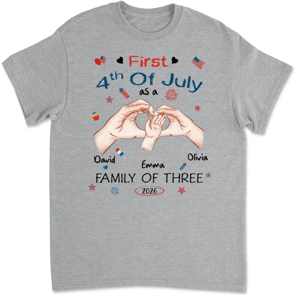 First 4th Of July - Personalized Custom T-shirt And Onesie - Image 10