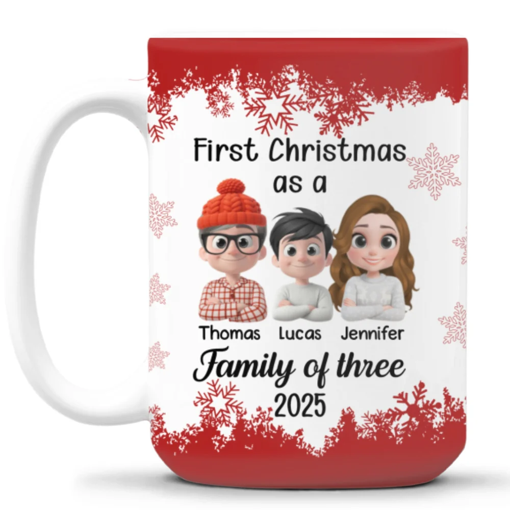 First Christmas Gift - Personalized Custom Coffee Mug - Image 9