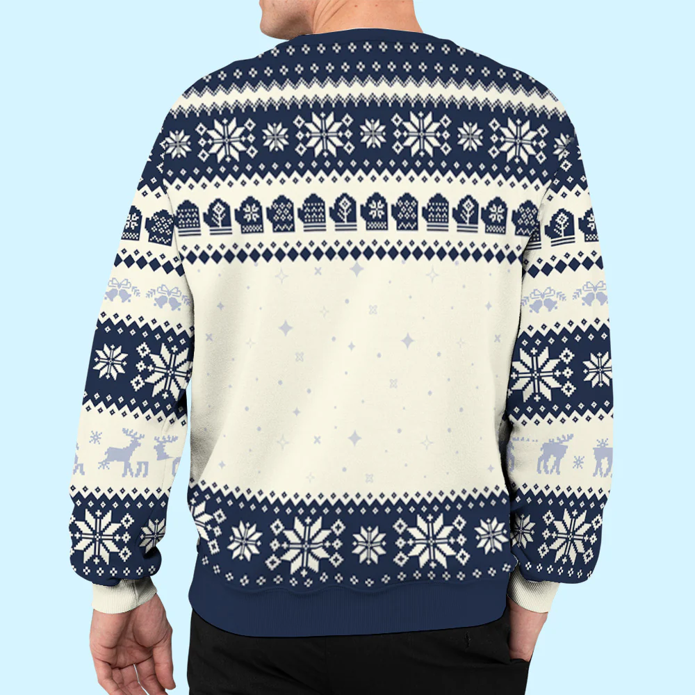 First Christmas - Personalized Custom All-over-print Sweatshirt - Image 5