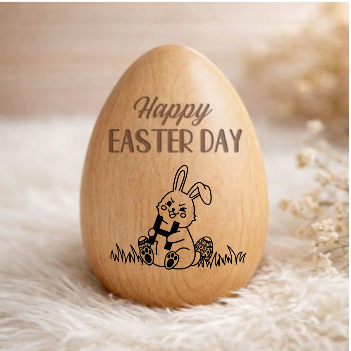 First Easter 2026 - Personalized Custom Wooden Egg Shaker - Image 6