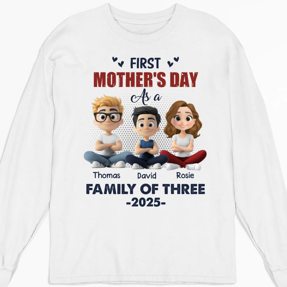 First Mother Day As A Family - Personalized Custom Shirt - Image 10