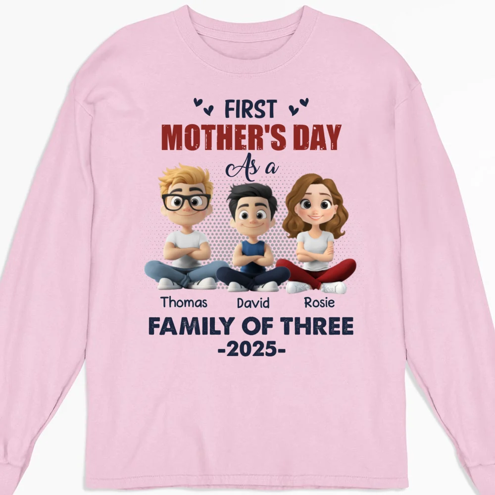 First Mother Day As A Family - Personalized Custom Shirt - Image 12
