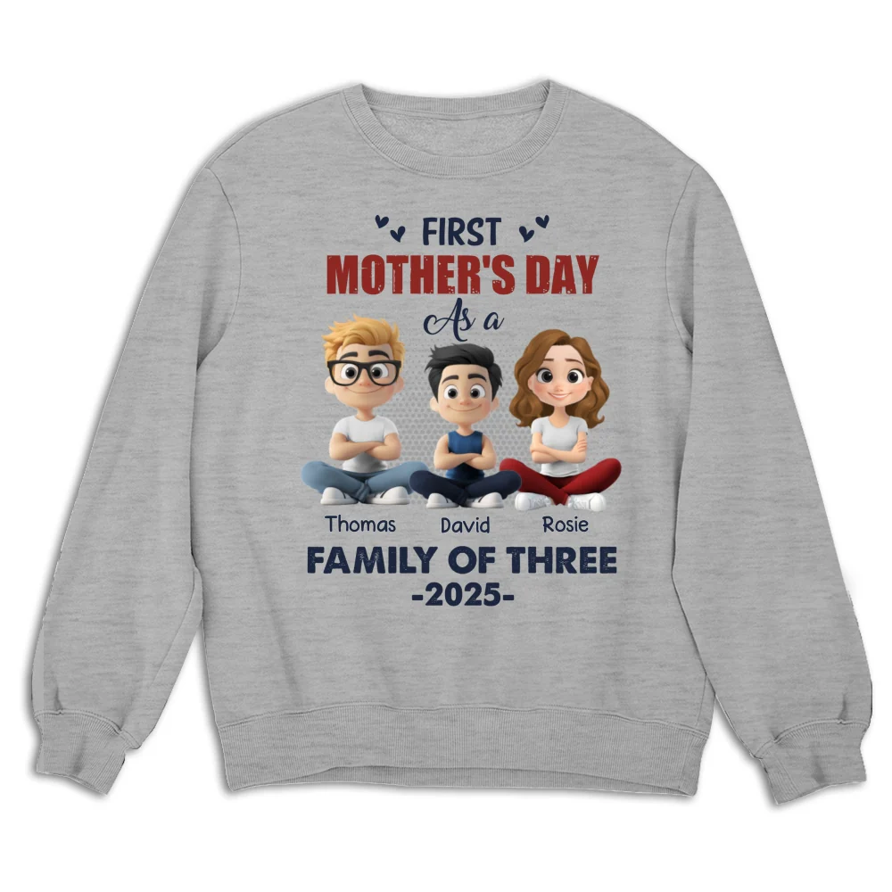 First Mother Day As A Family - Personalized Custom Shirt - Image 14