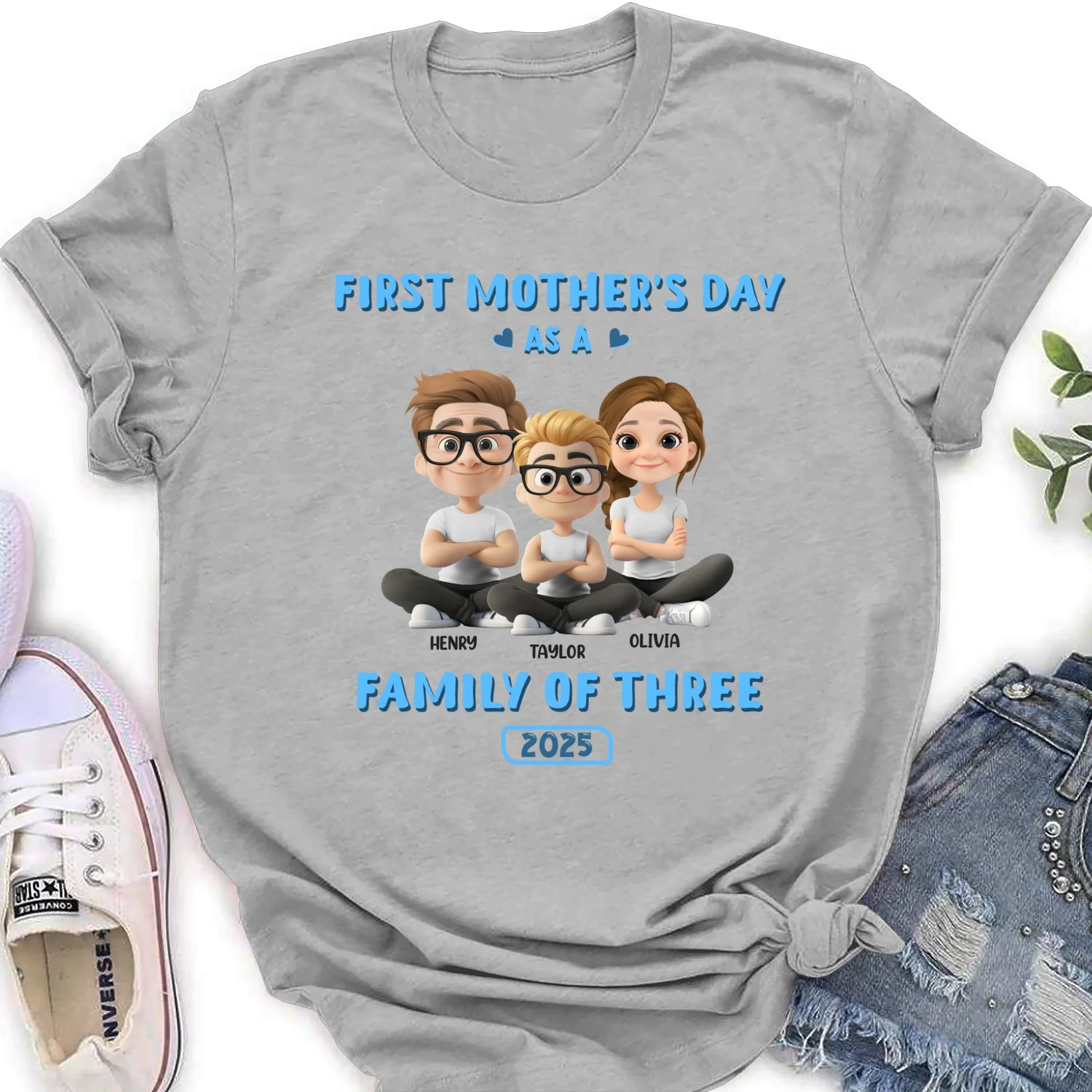 First Mother Day - Personalized Custom Shirt - Image 17