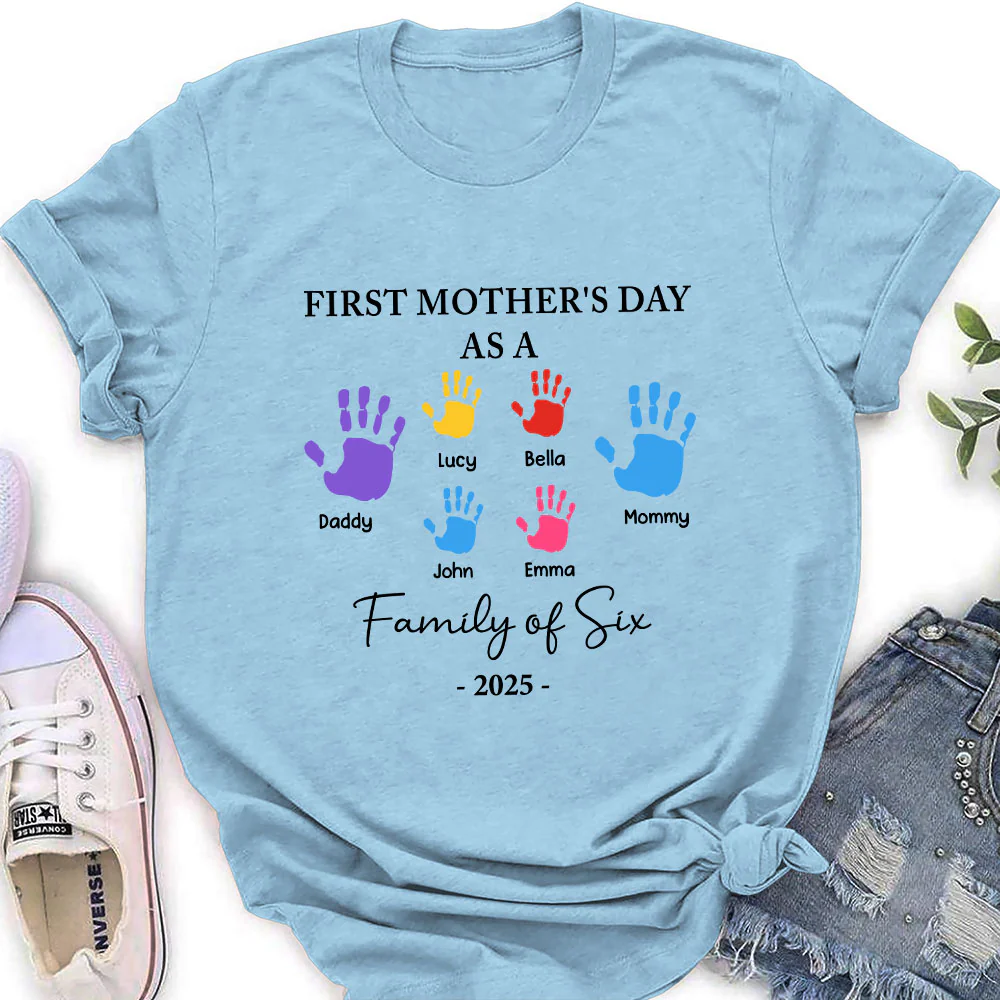 First Mother Day - Personalized Custom Shirt - Image 4