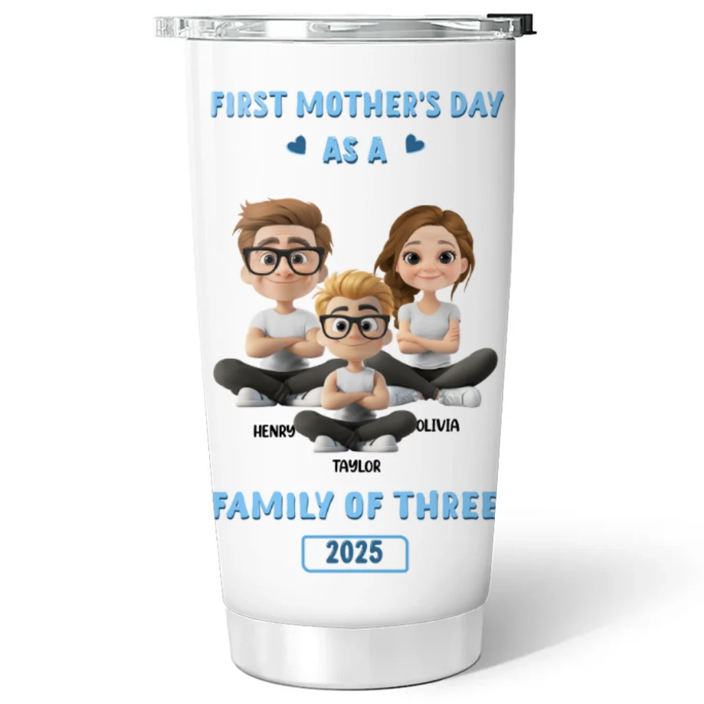 First Mother Day - Personalized Custom Tumbler - Image 7