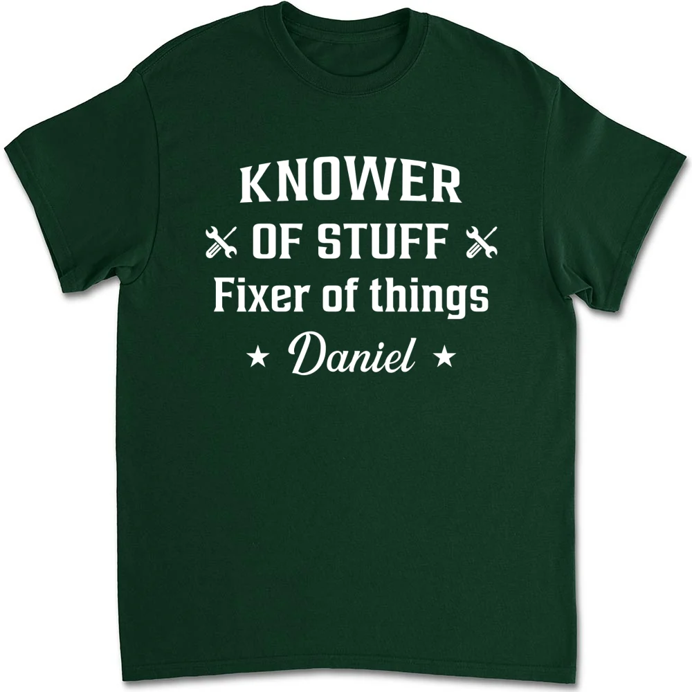 Fixer And Knower - Personalized Custom Shirt - Image 10