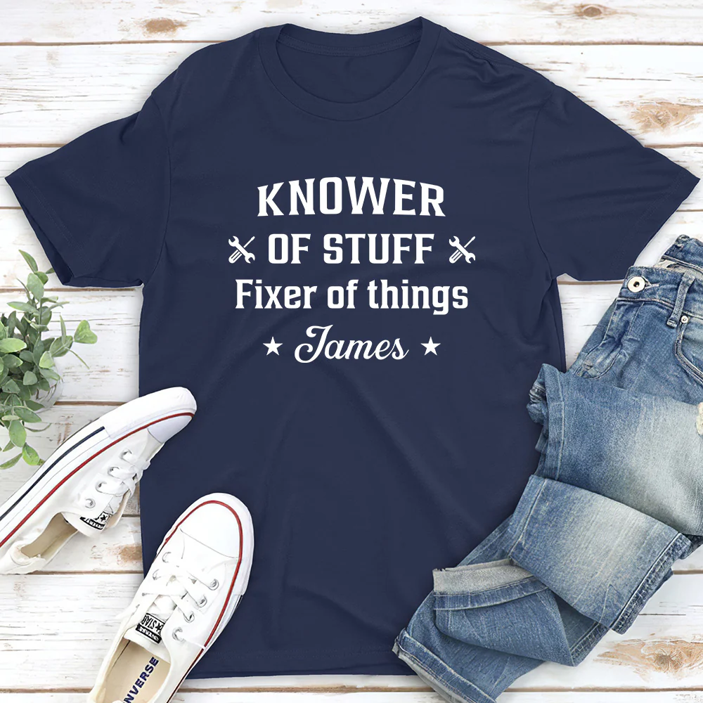 Fixer And Knower - Personalized Custom Shirt - Image 2