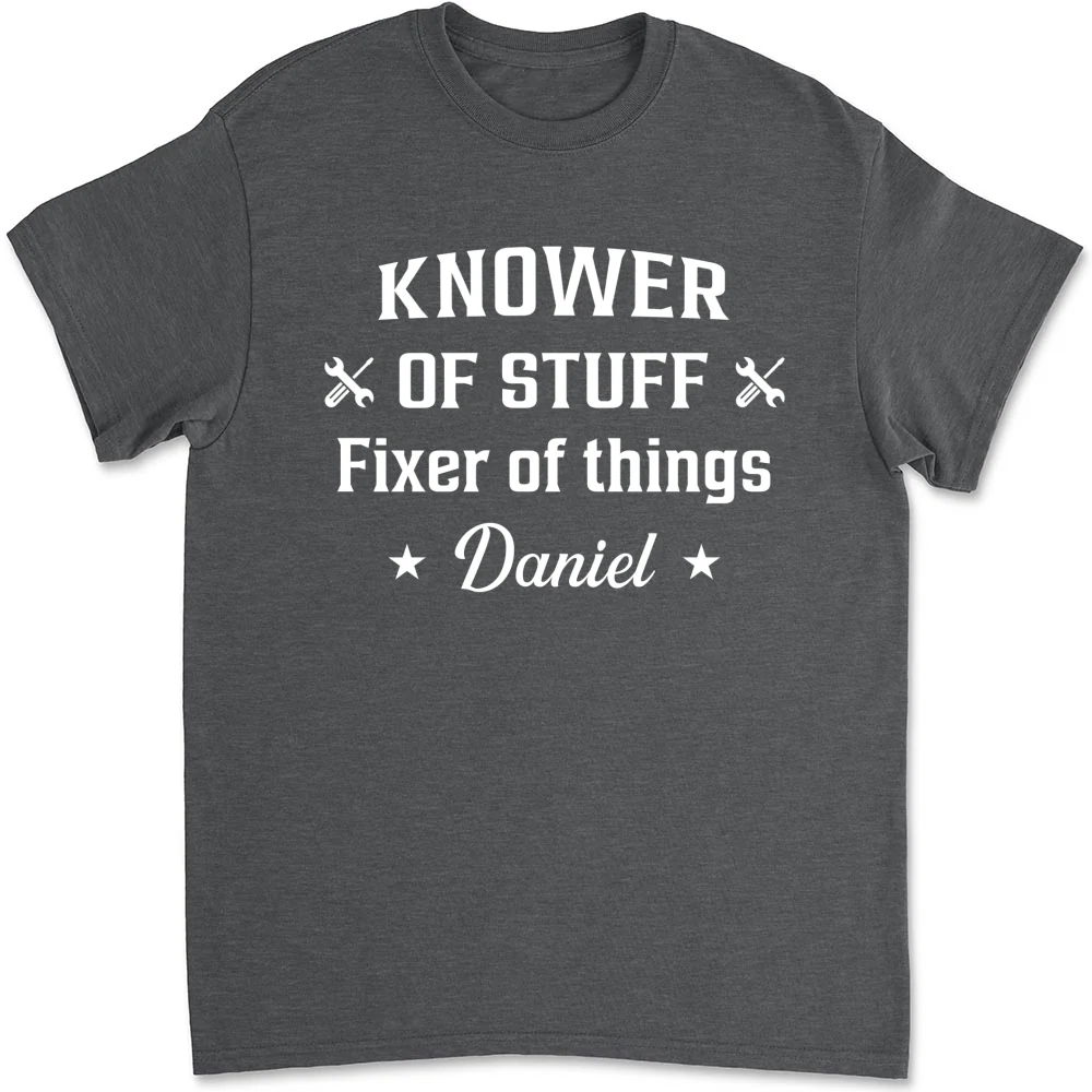 Fixer And Knower - Personalized Custom Shirt - Image 9