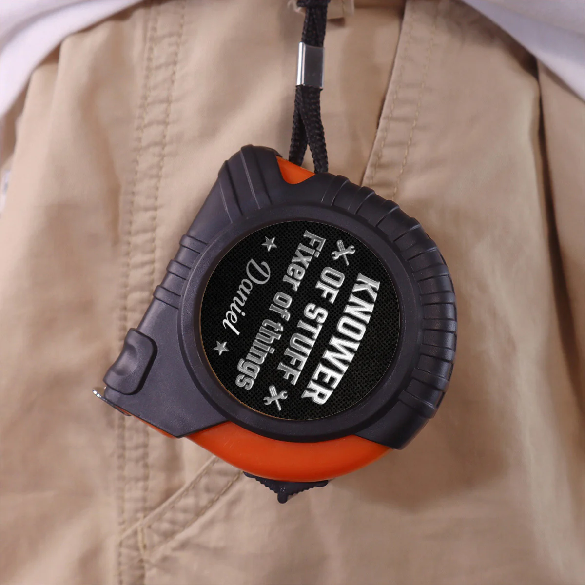 Fixer And Knower - Personalized Custom Tape Measure - Image 4