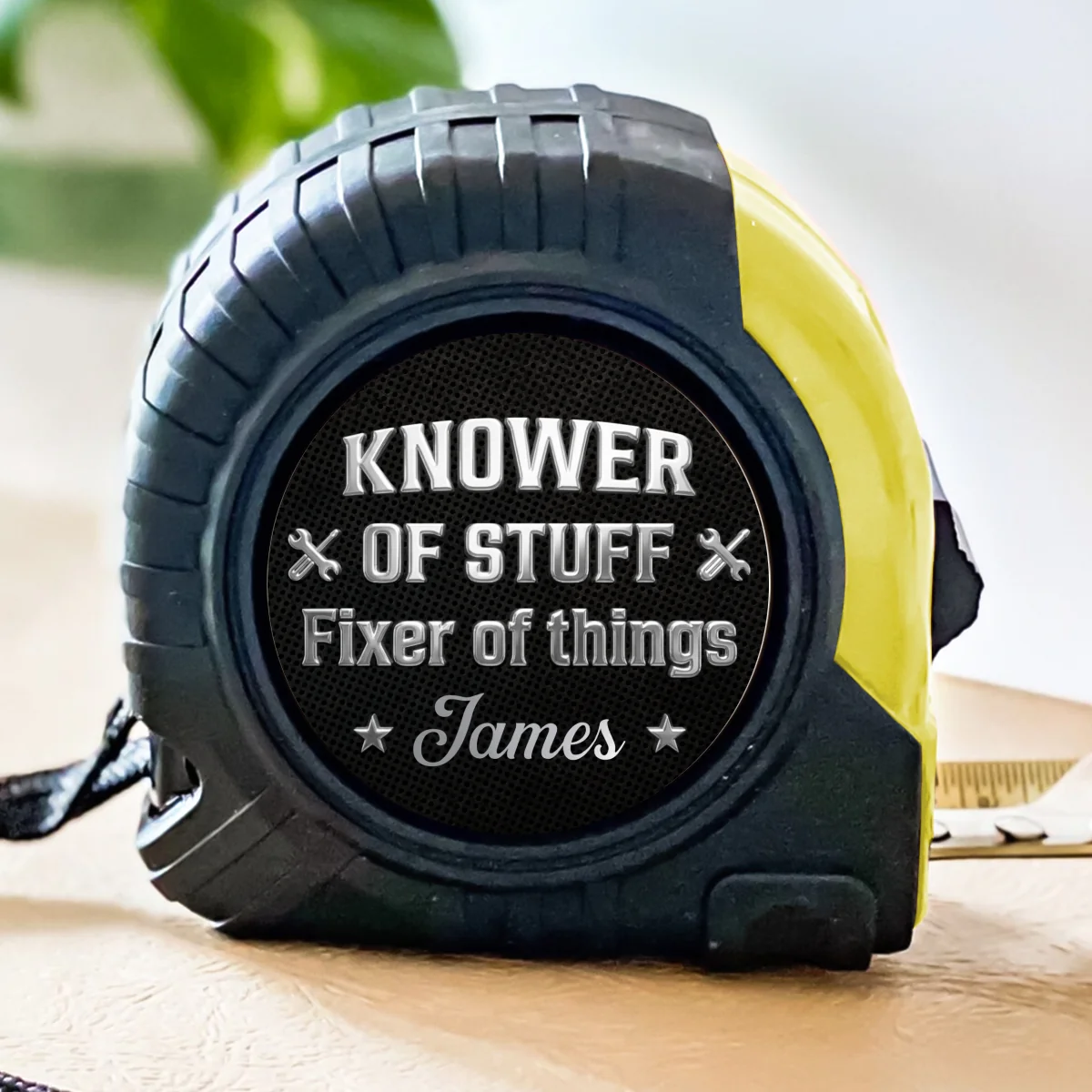 Fixer And Knower - Personalized Custom Tape Measure - Image 5