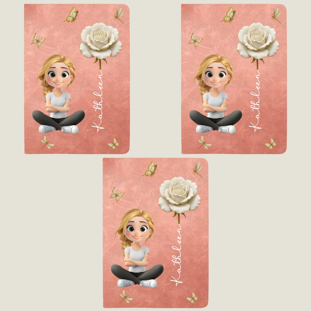 Floral Soul - Personalized Custom Leather Journal - Image 11