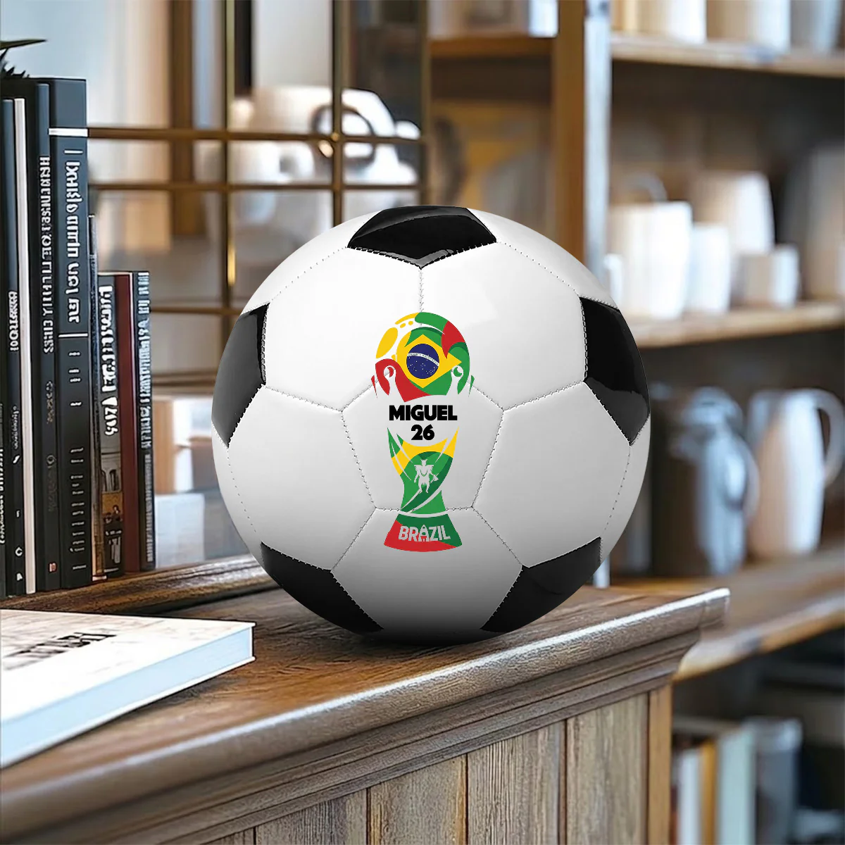 Football Fan - Personalized Custom Soccer Ball - Image 2