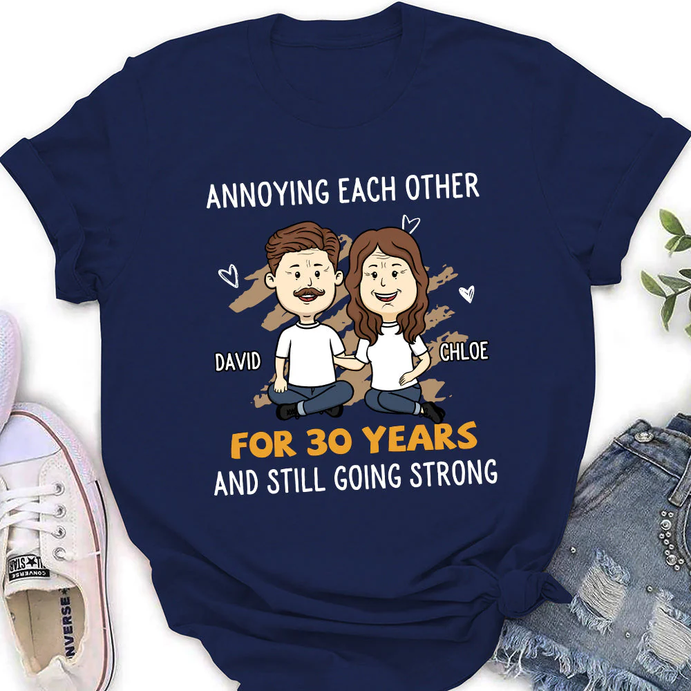For Many Years - Personalized Custom Women's T-shirt - Image 2