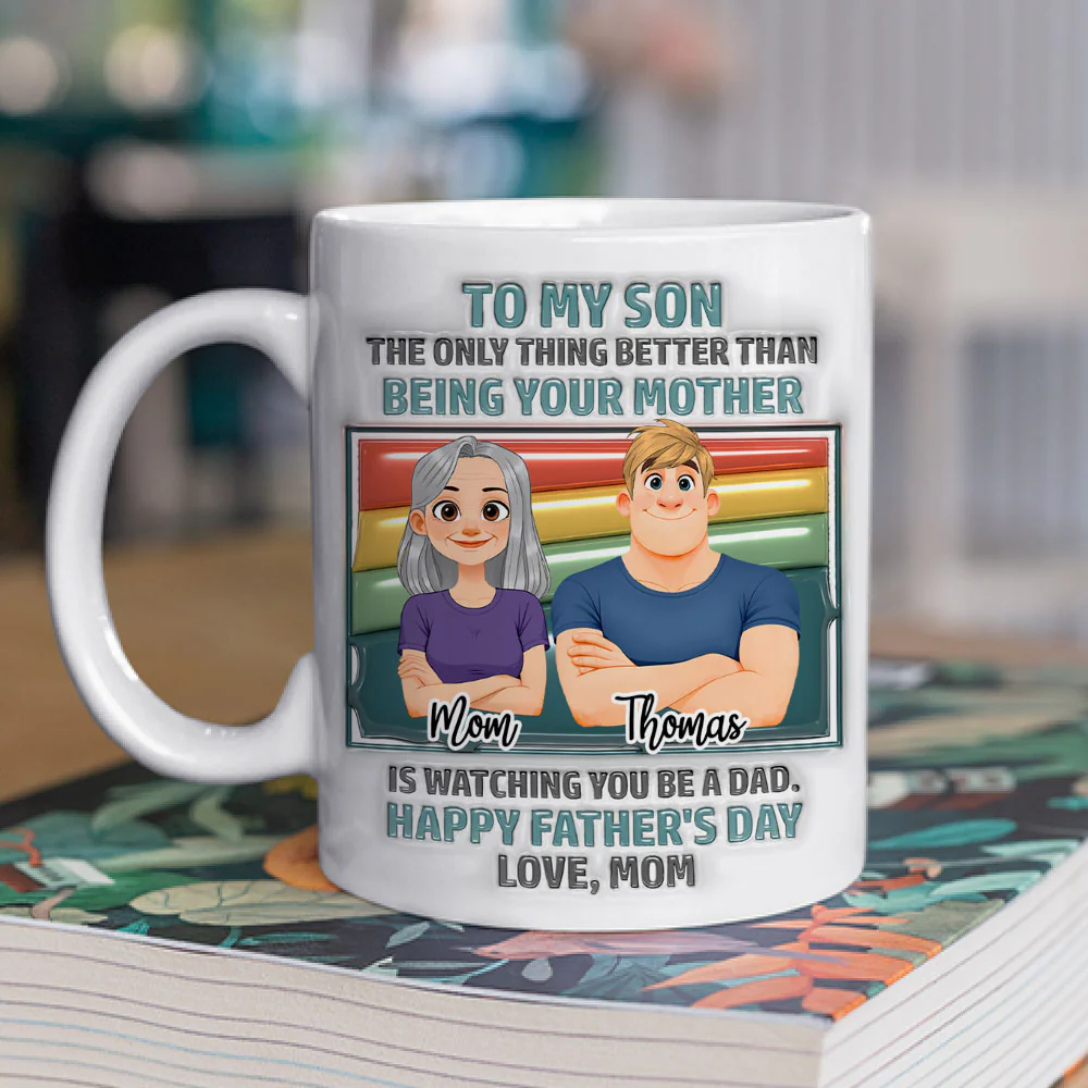 For My One And Only - Personalized Custom 3D Inflated Effect Mug - Image 4