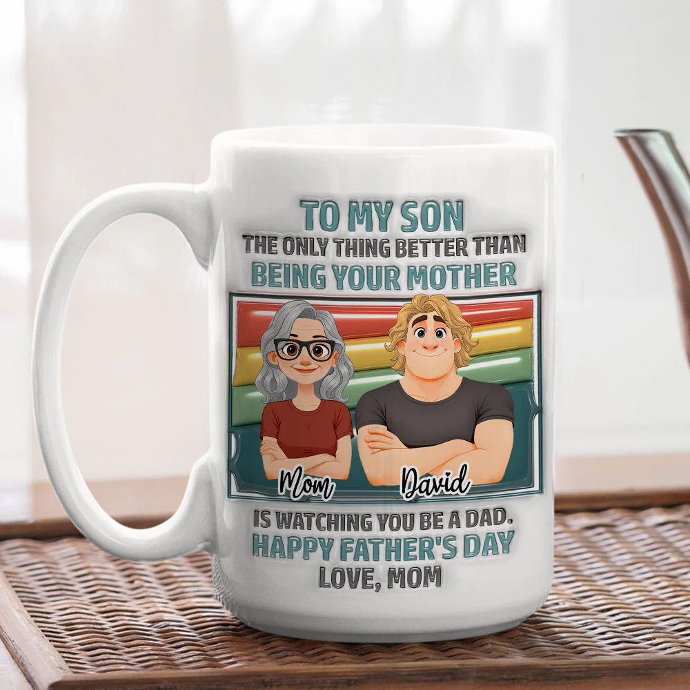 For My One And Only - Personalized Custom 3D Inflated Effect Mug - Image 5