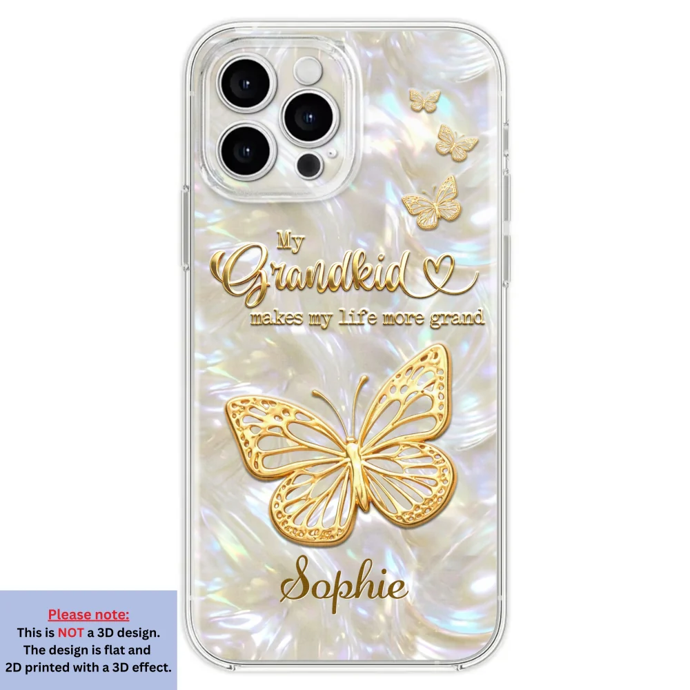 For The Best Grandma - Personalized Custom 3D Inflated Effect Phone Case - Image 26