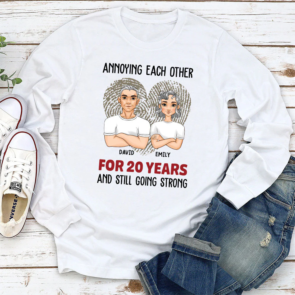 For Years - Personalized Custom Long Sleeve T-shirt - Image 2