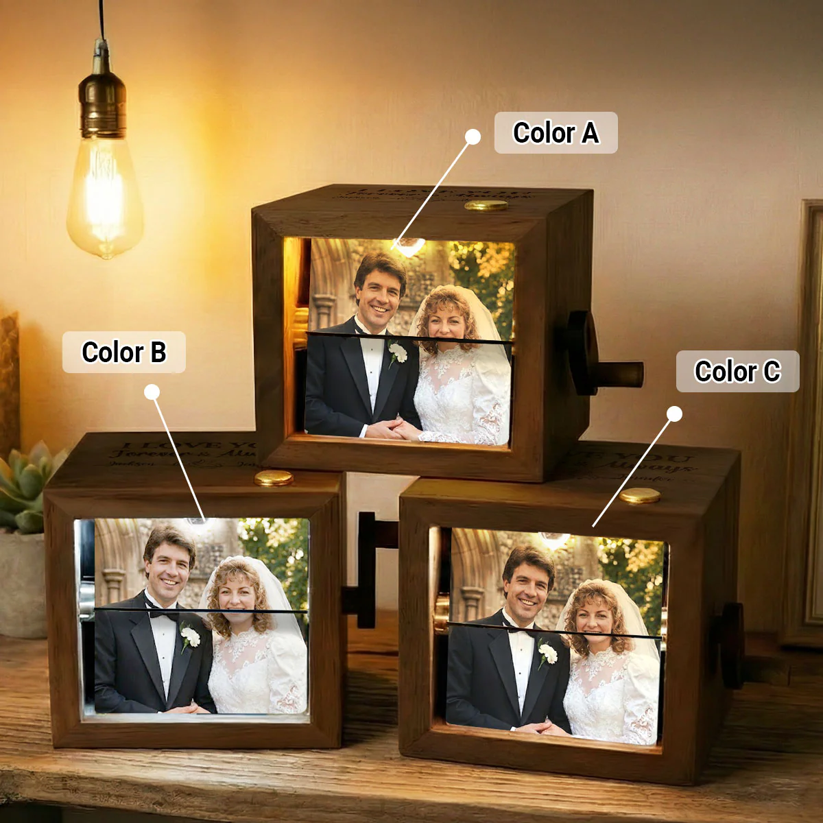 Forever And Always - Personalized Custom Photo Flipbook Animation Box - Image 4