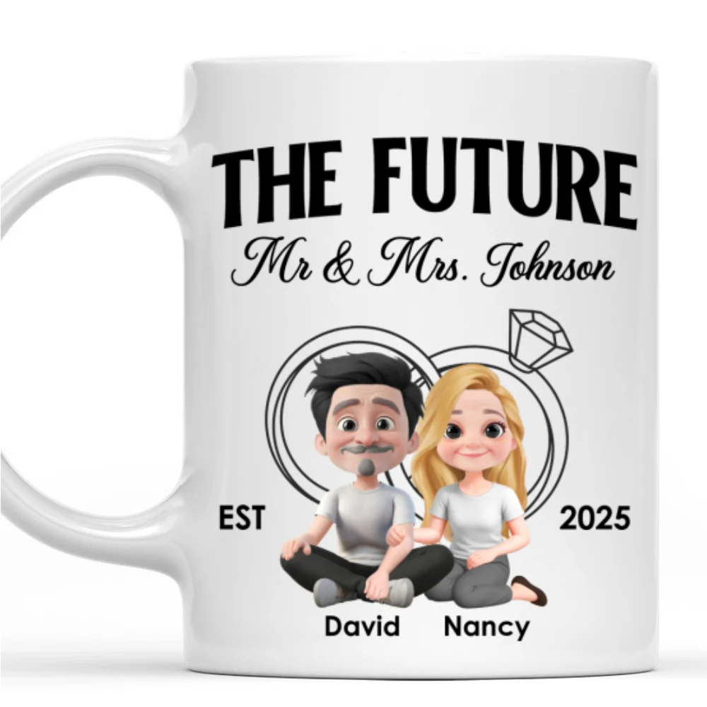 Forever And Always Us - Personalized Custom Coffee Mug - Image 7