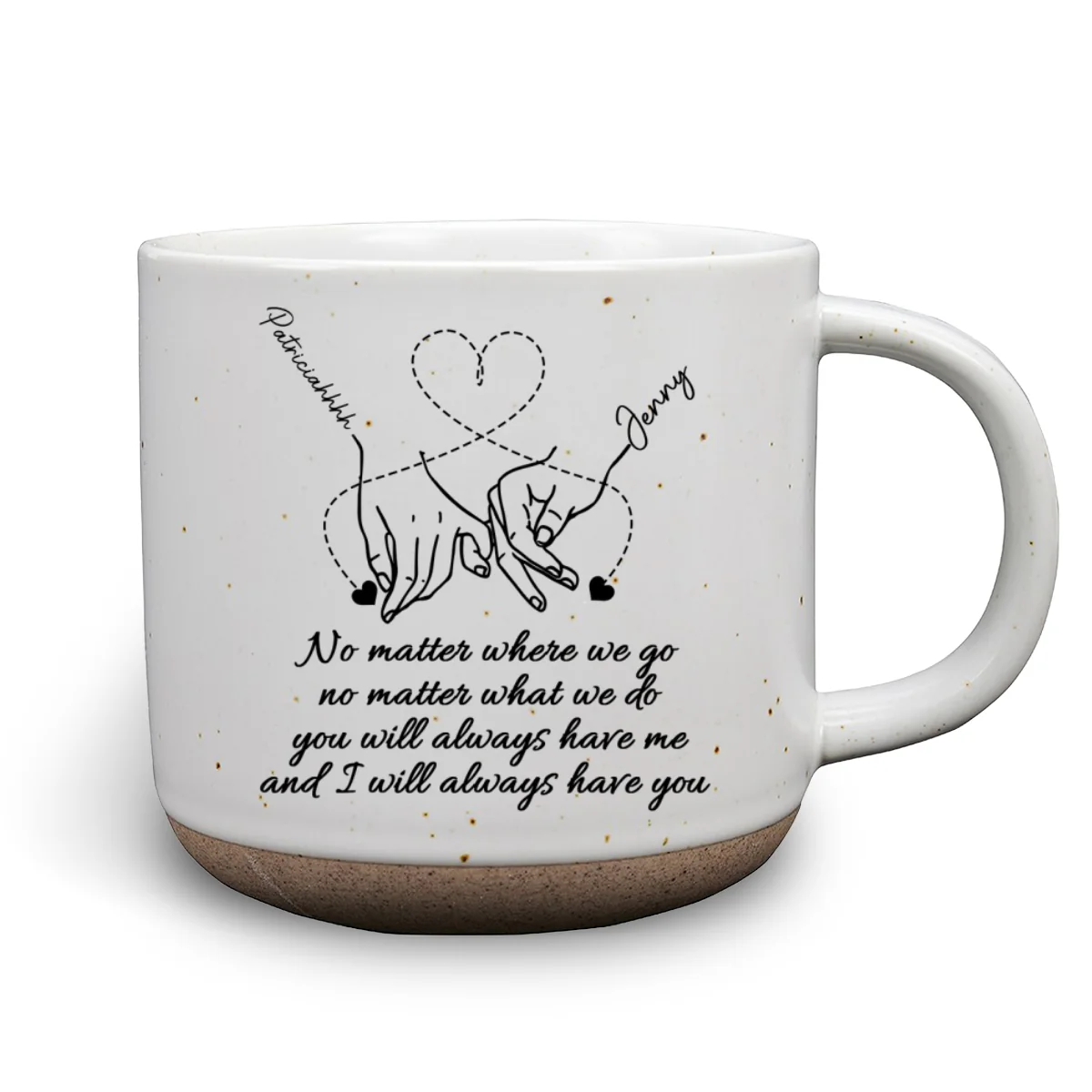 Forever Friends, Forever Young - Personalized Custom Pottery Mug - Image 8