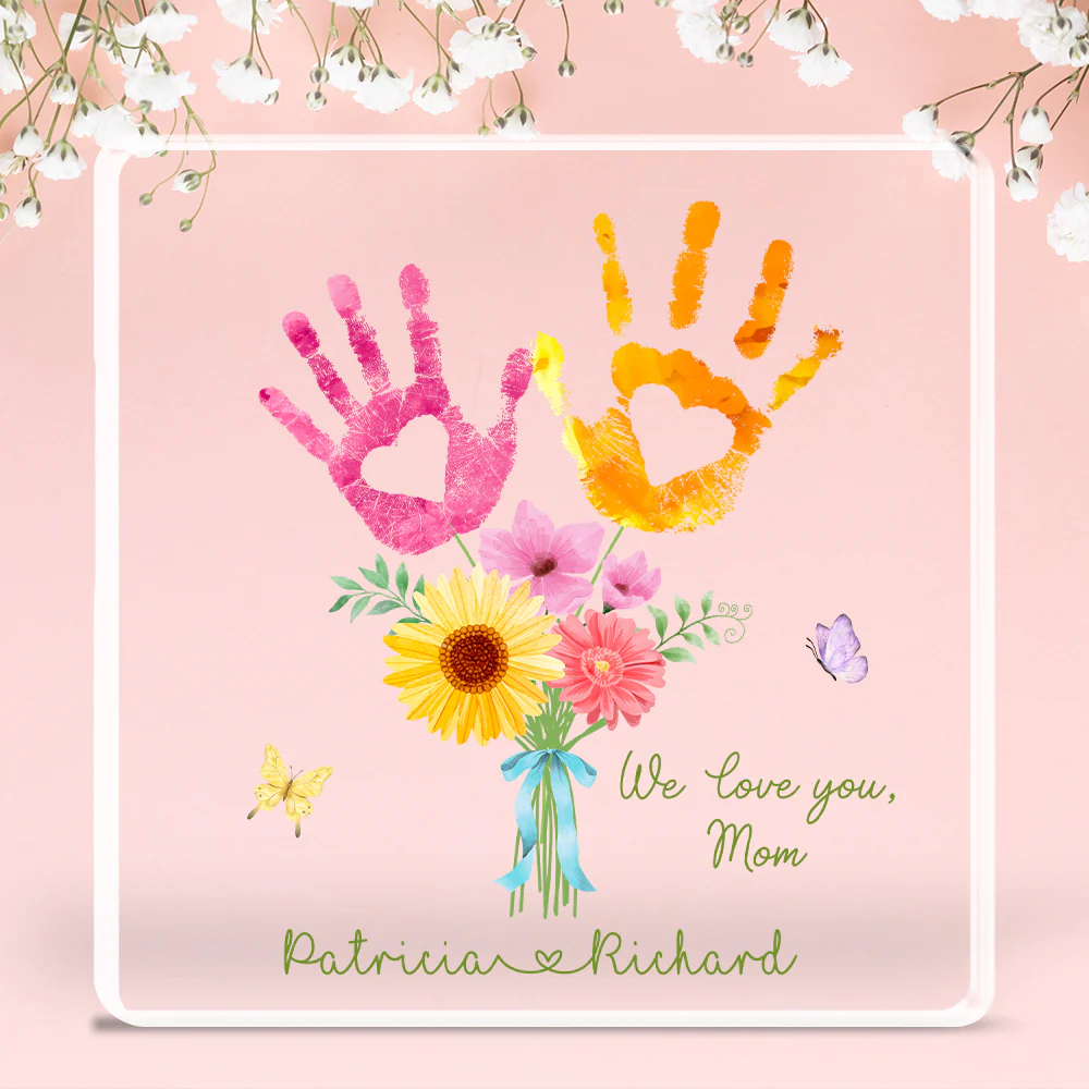 Forever Grateful Forever Loved - Personalized Custom Acrylic Plaque - Image 2