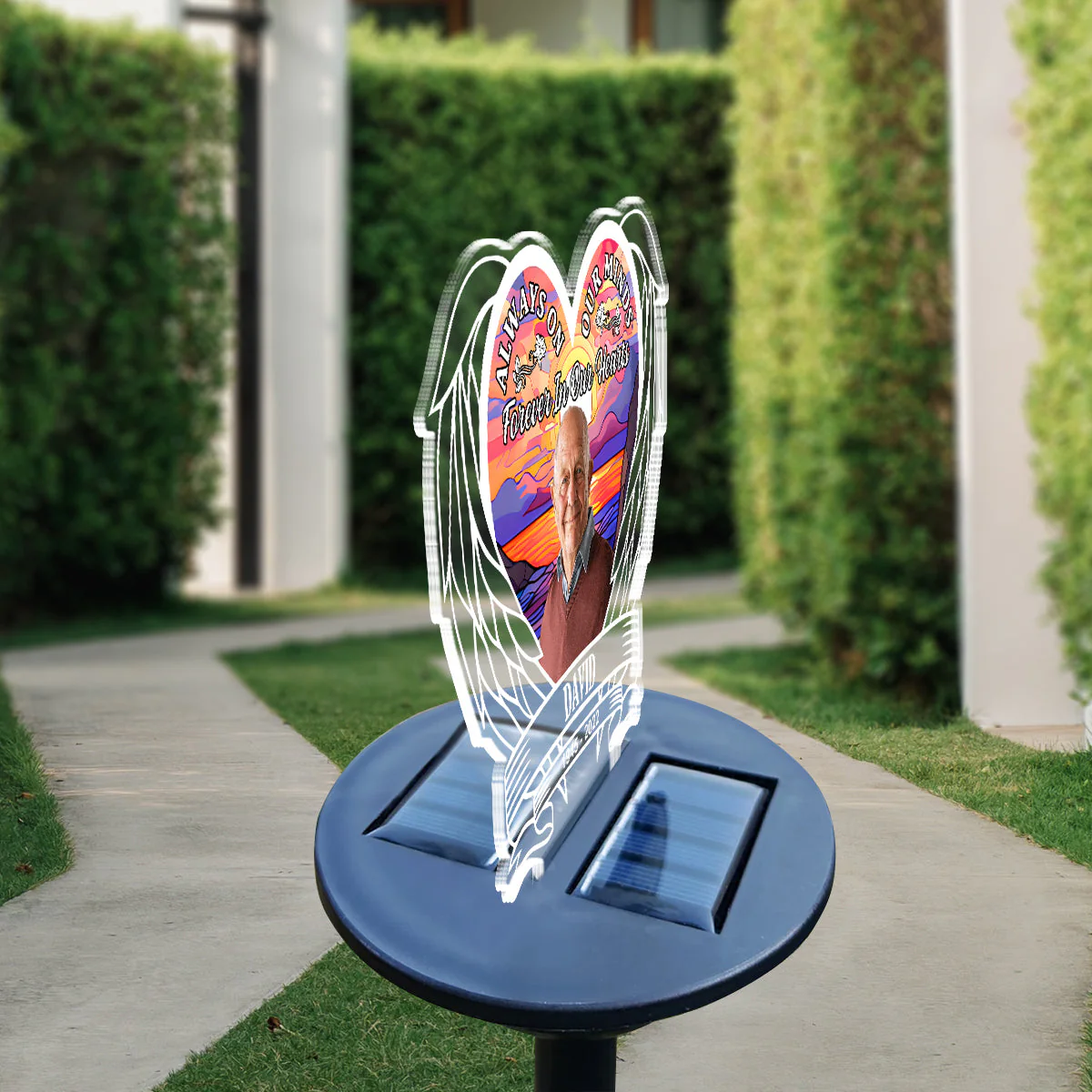 Forever In Heart - Personalized Custom Solar Light - Image 5