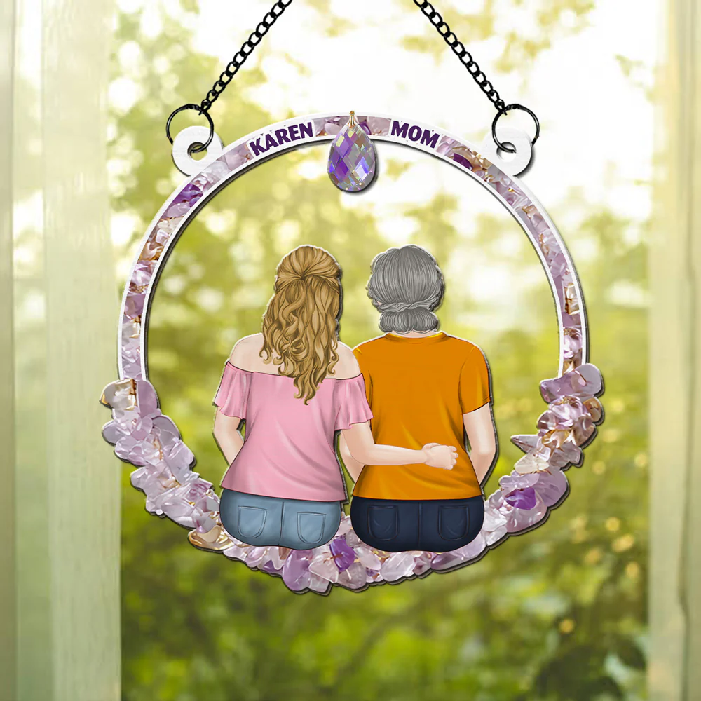 Forever Love - Personalized Custom Suncatcher - Image 2