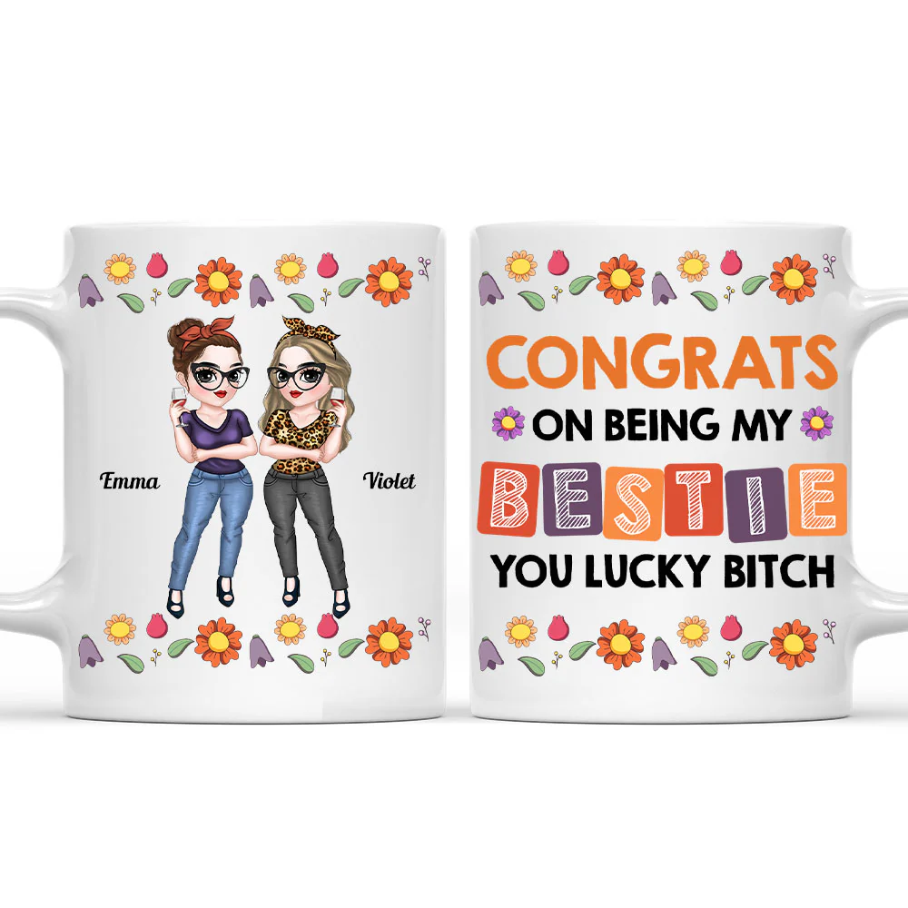 Forever My Bestie - Personalized Custom Coffee Mug