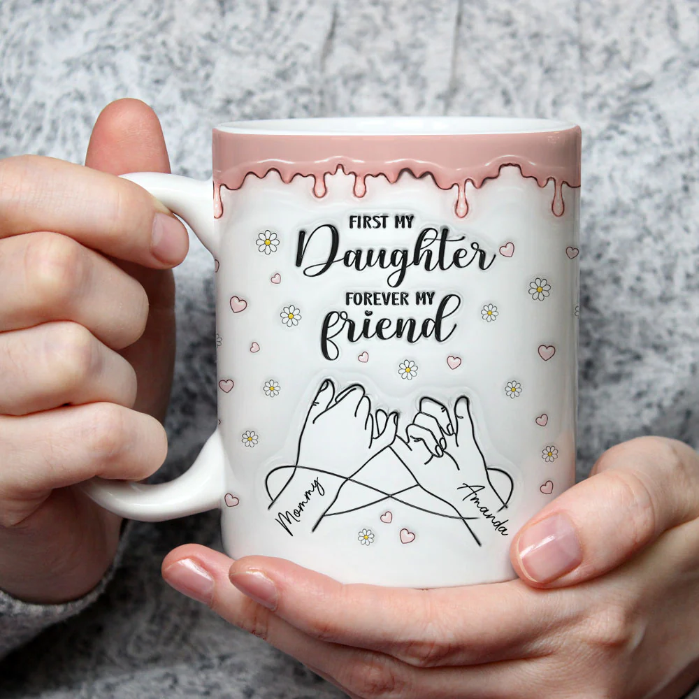 Forever My Friend - Personalized Custom 3D Inflated Effect Mug - Image 2