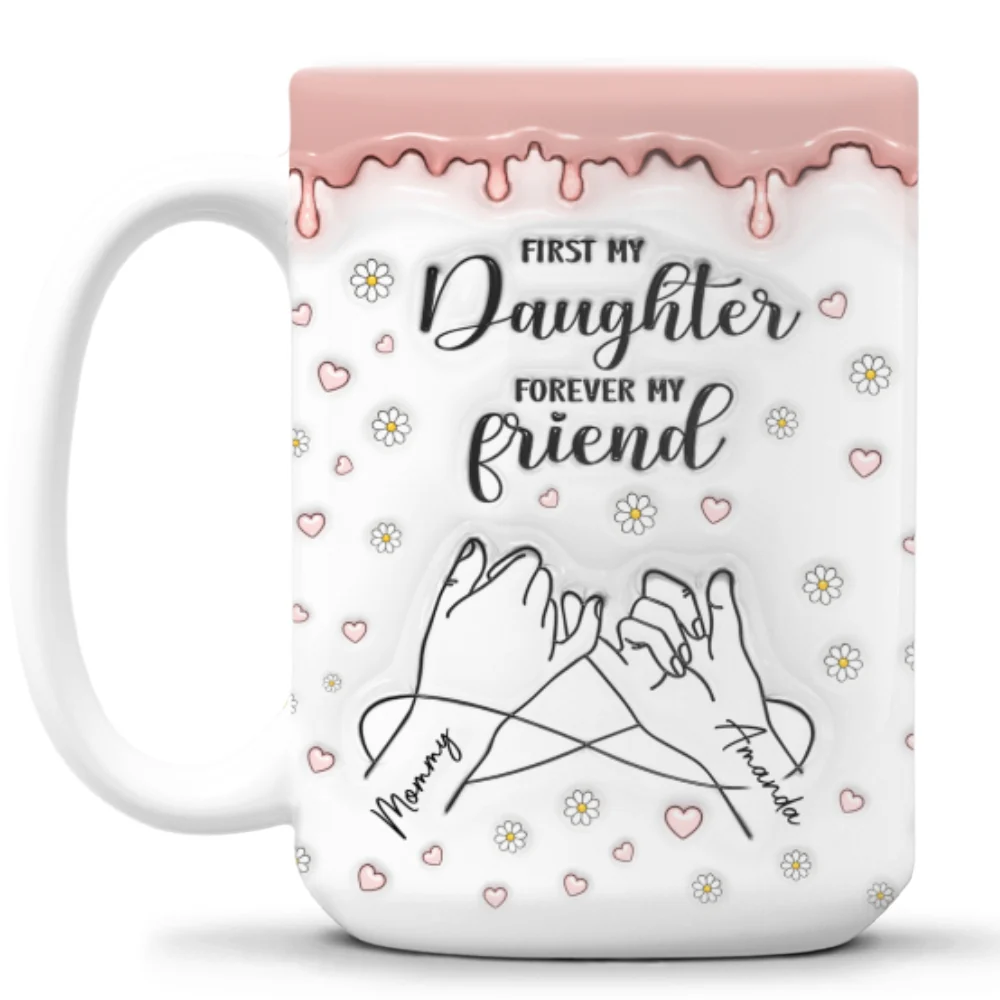 Forever My Friend - Personalized Custom 3D Inflated Effect Mug - Image 9