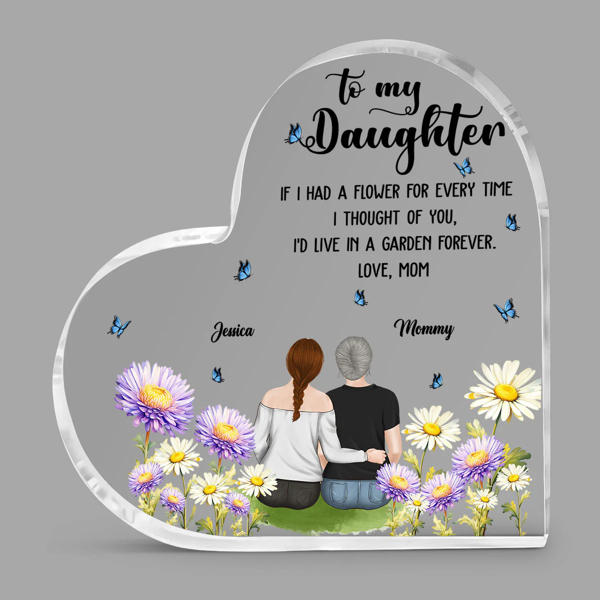 Forever Proud Of You Daughter - Personalized Custom Acrylic Plaque - Image 3