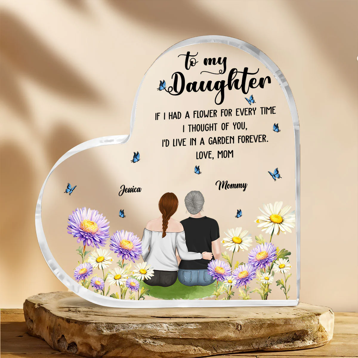 Forever Proud Of You Daughter - Personalized Custom Acrylic Plaque - Image 4