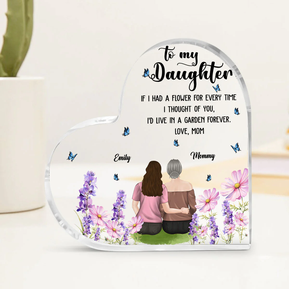 Forever Proud Of You Daughter - Personalized Custom Acrylic Plaque - Image 5
