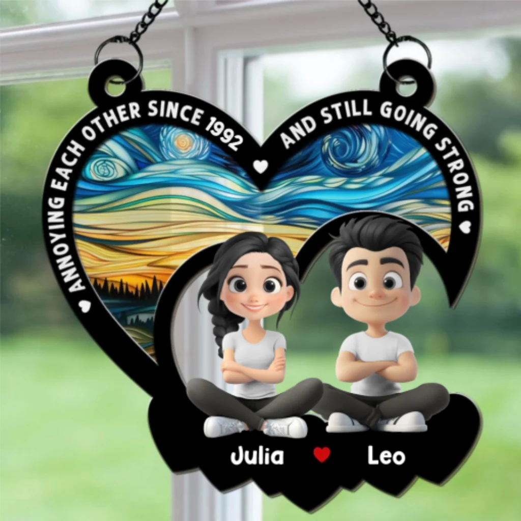 Forever With You - Personalized Custom Suncatcher - Image 5