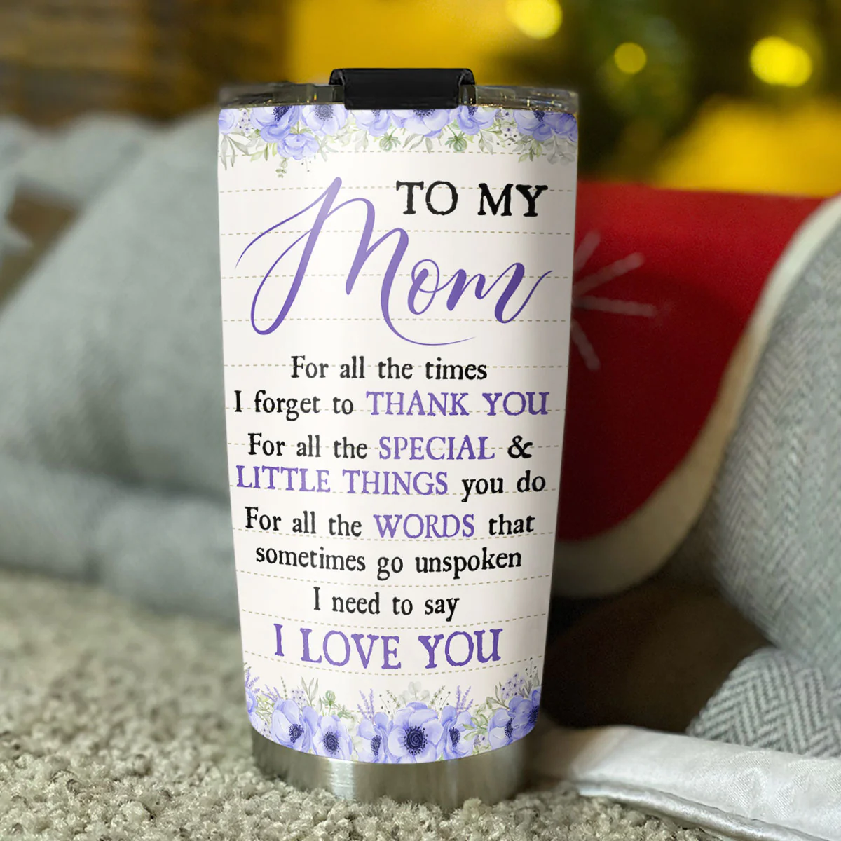 Forgot To Thank You - Personalized Custom Tumbler - Image 3