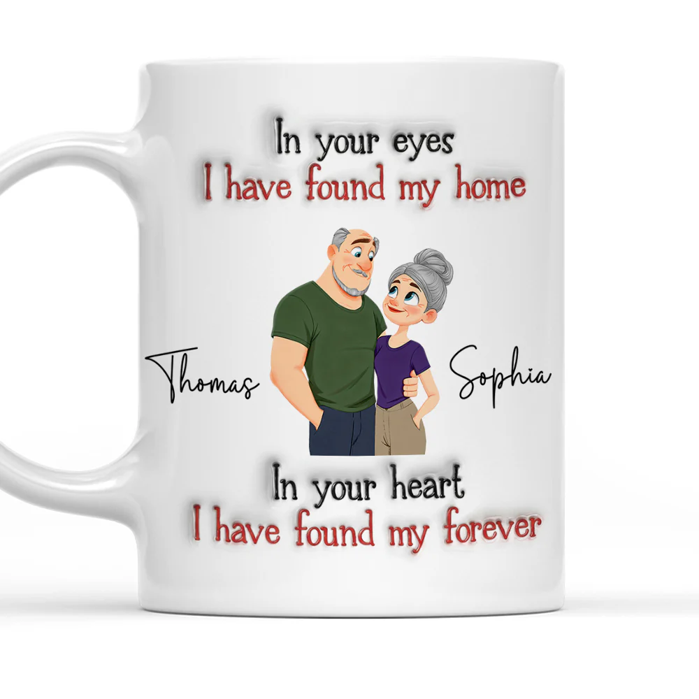 Found My Forever - Personalized Custom 3D Inflated Effect Mug