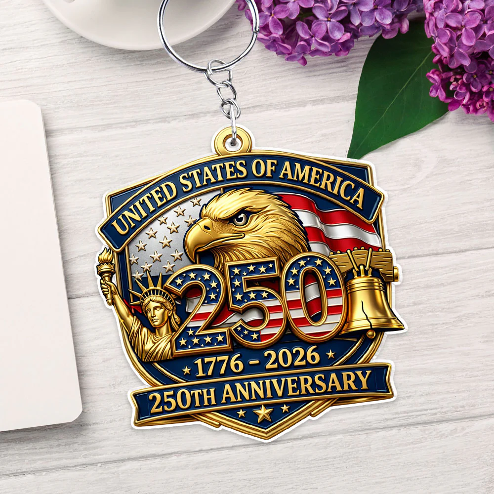 Limited 250th Anniversary Acrylic Keychain - Image 3
