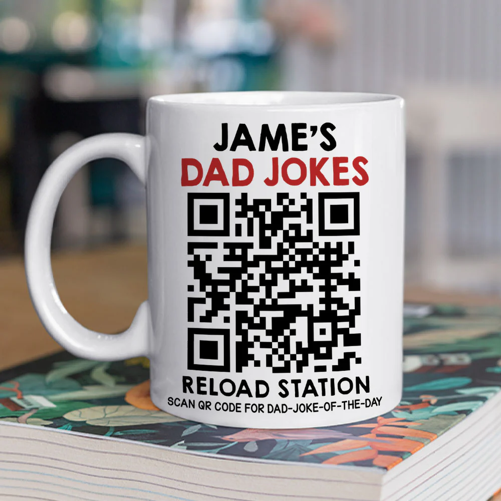 Fresh Joke Every Day - Personalized Custom Coffee Mug - Image 2