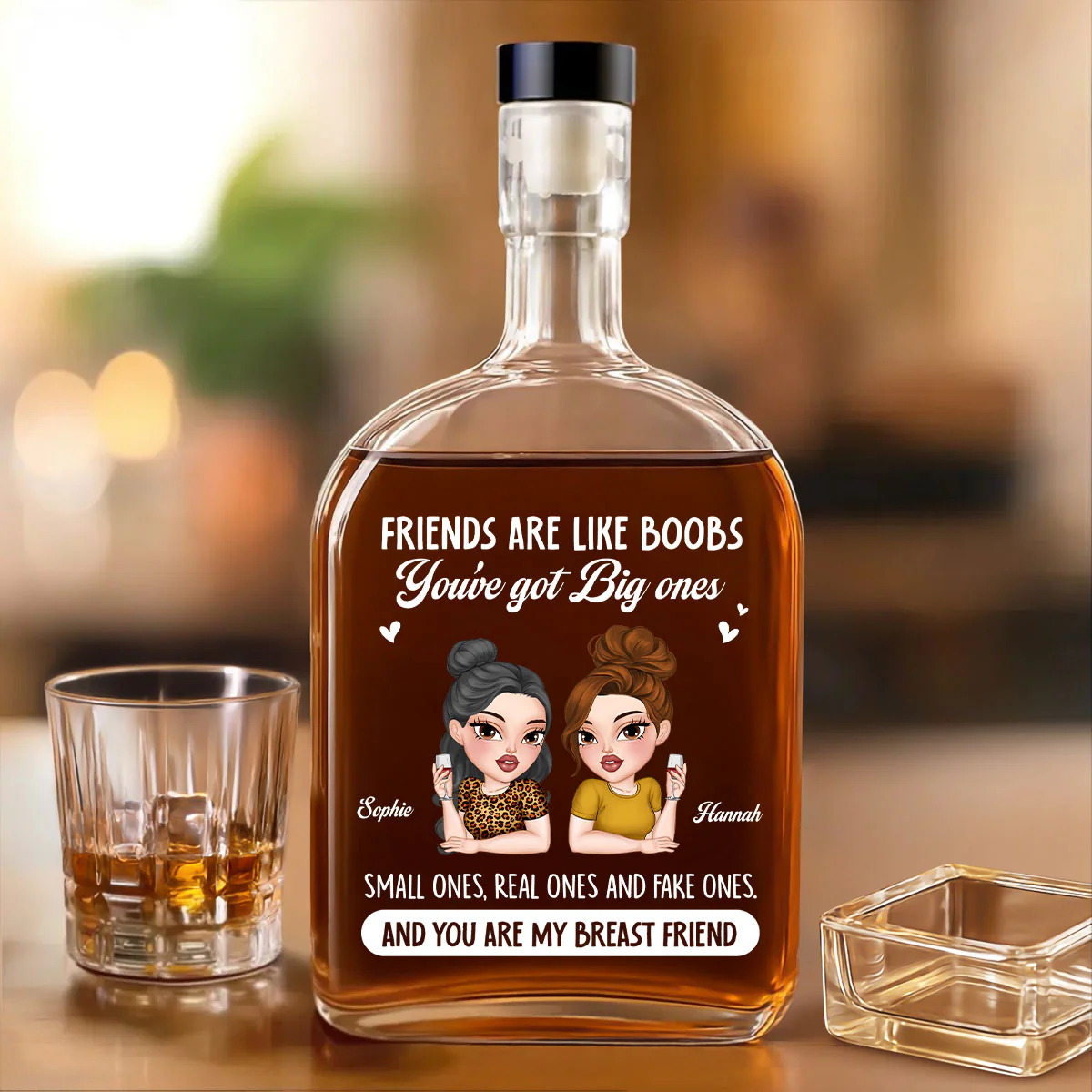 Friend Be Like - Personalized Custom Spirits Decanter