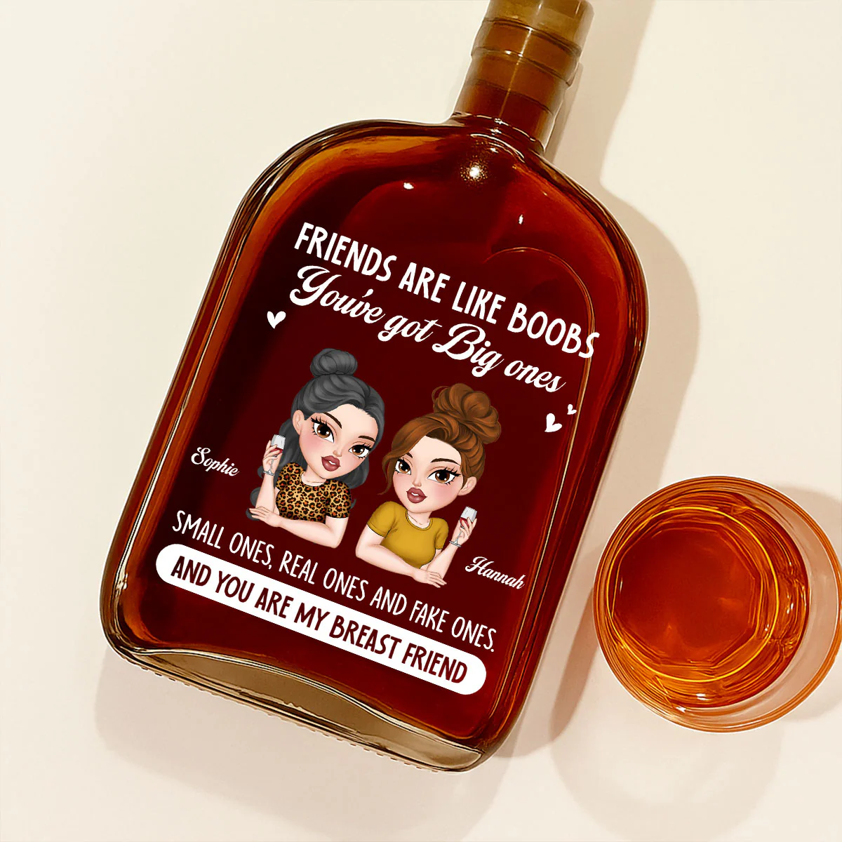 Friend Be Like - Personalized Custom Spirits Decanter - Image 2