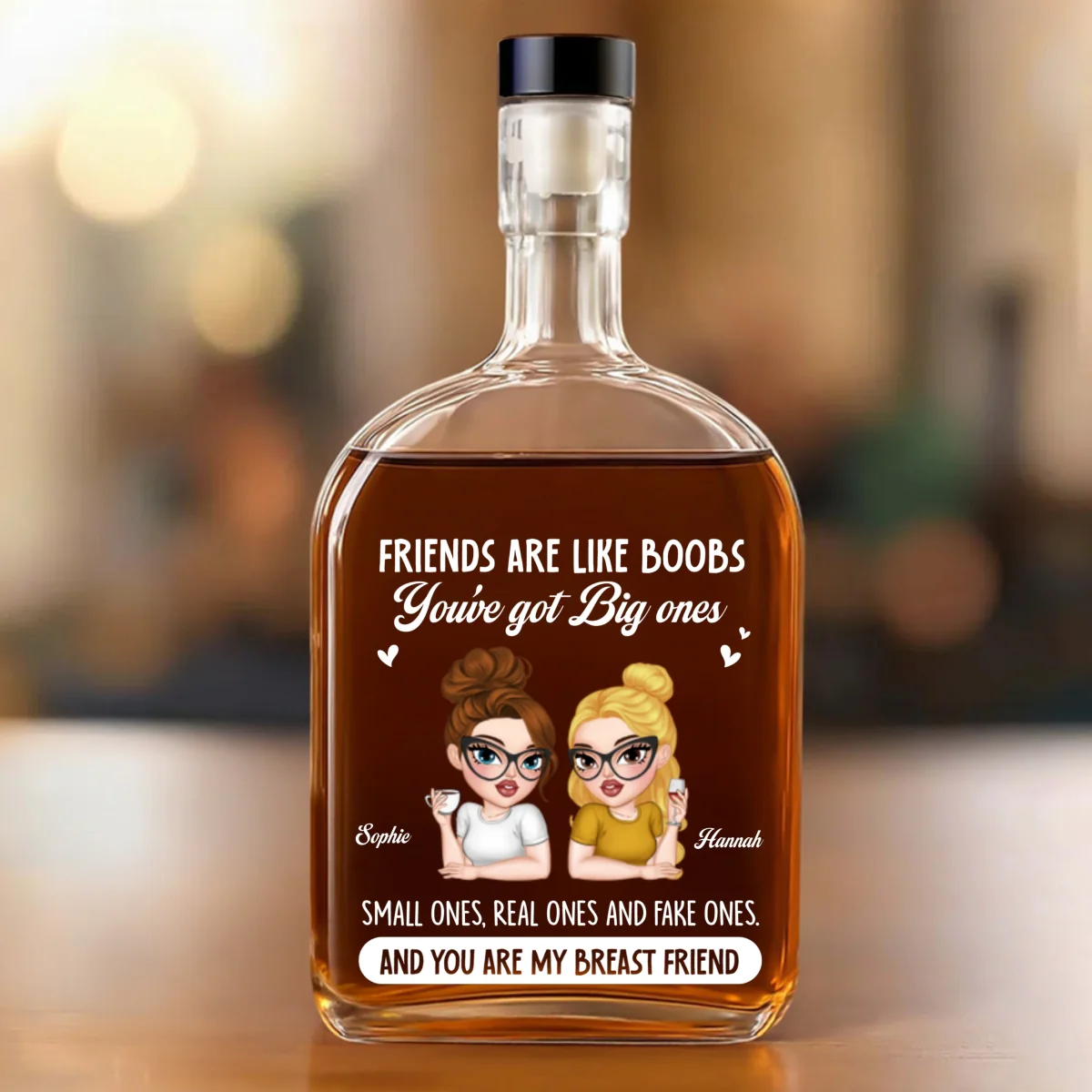 Friend Be Like - Personalized Custom Spirits Decanter - Image 7