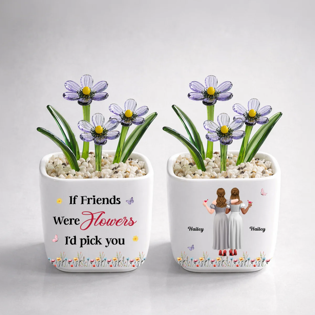 Friendship Blooms - Personalized Custom Glass Birth Month Flower - Image 11