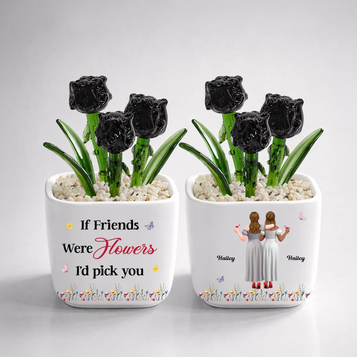 Friendship Blooms - Personalized Custom Glass Birth Month Flower - Image 13