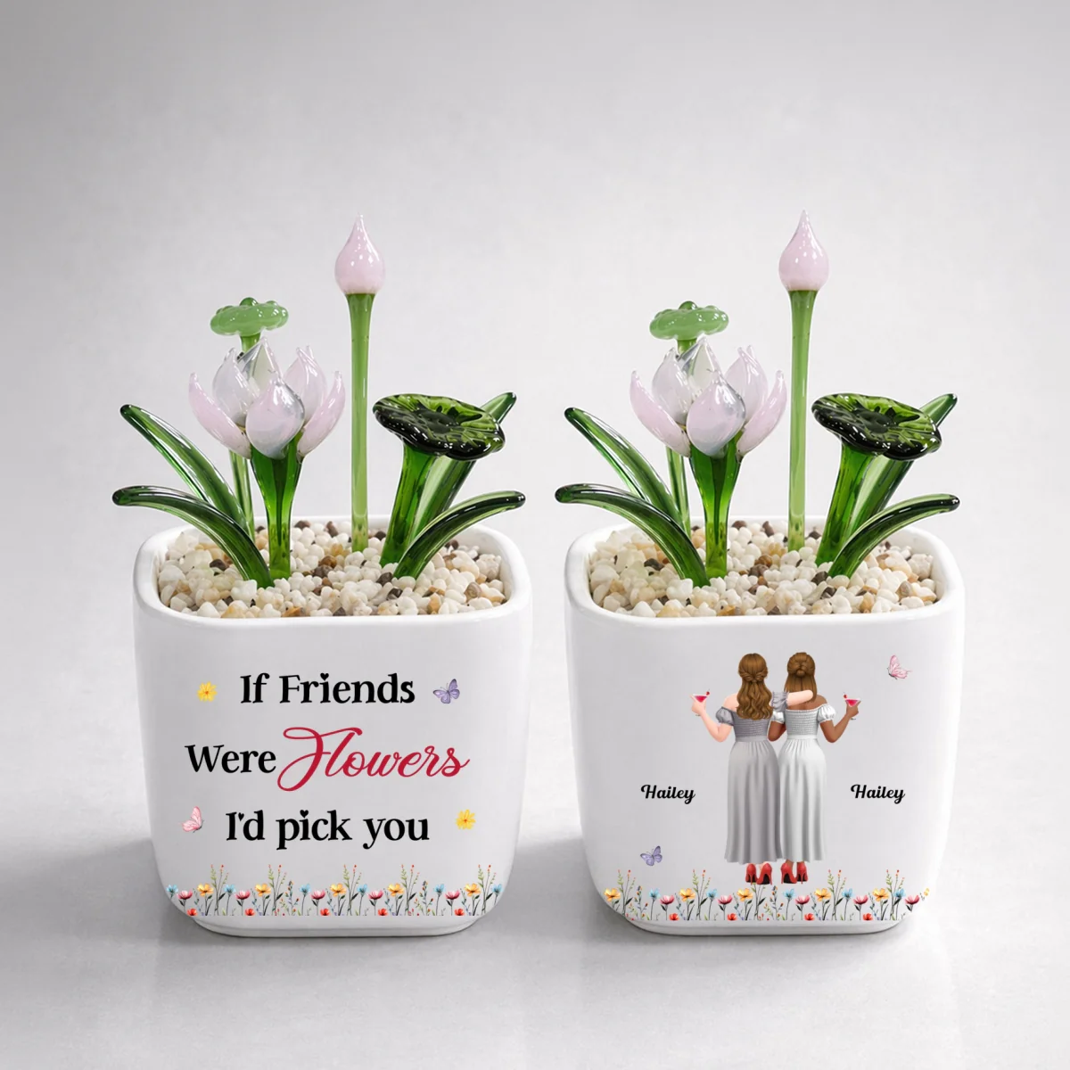 Friendship Blooms - Personalized Custom Glass Birth Month Flower - Image 14