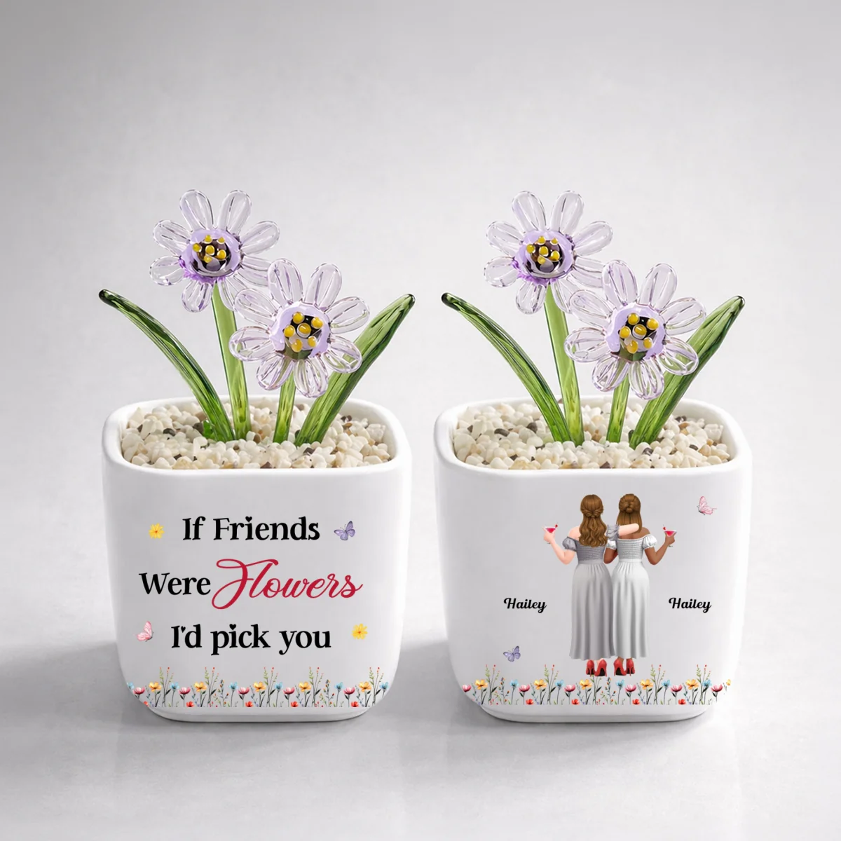 Friendship Blooms - Personalized Custom Glass Birth Month Flower - Image 16